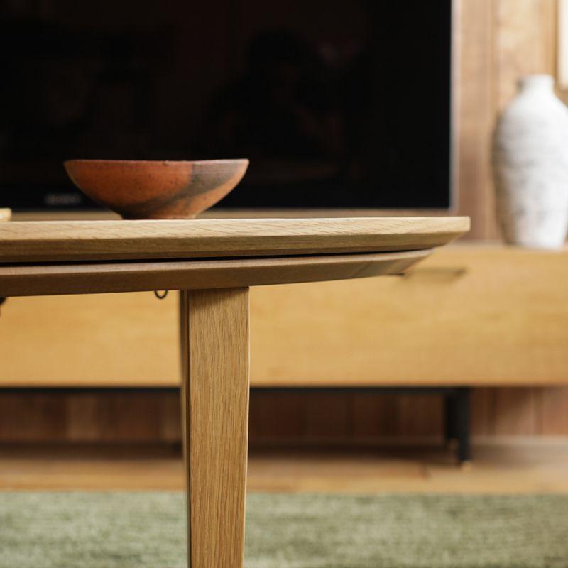 【最終SALE❗️】円形リビングこたつ　GC 23N NA ナチュラル 最終SALE❗️】円形リビングこたつ GC 23N NA ナチュラル 最終SALE