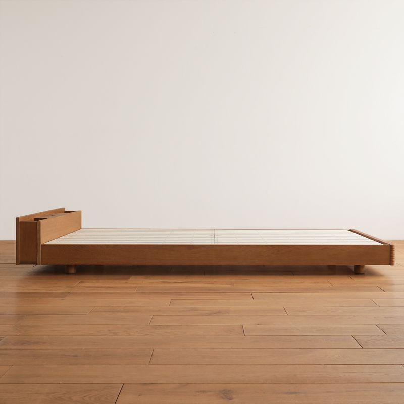 布団で使える すのこベッド Cube セミダブルサイズ フレームのみ 高さ3