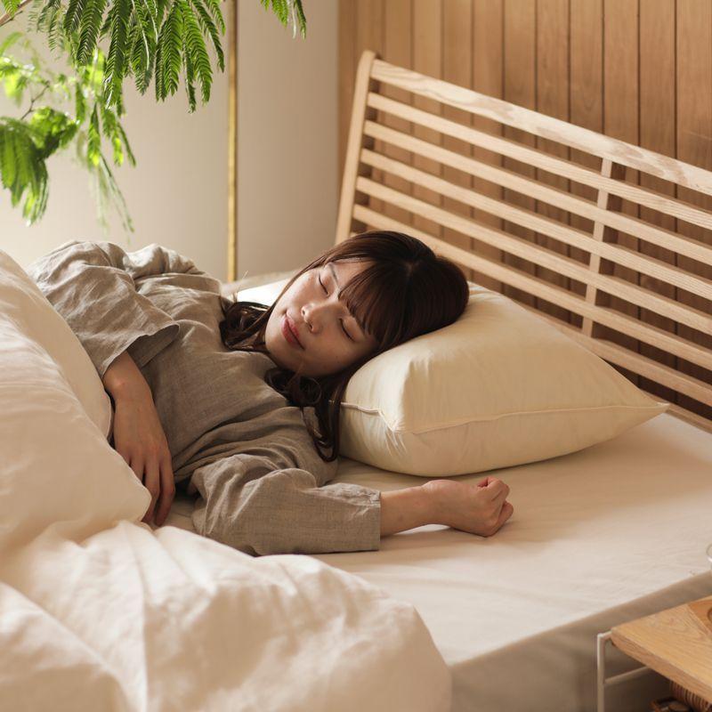 フェザーピロー 43×63cm 枕 ピロー フェザー 100％ 綿 あったか 寝具