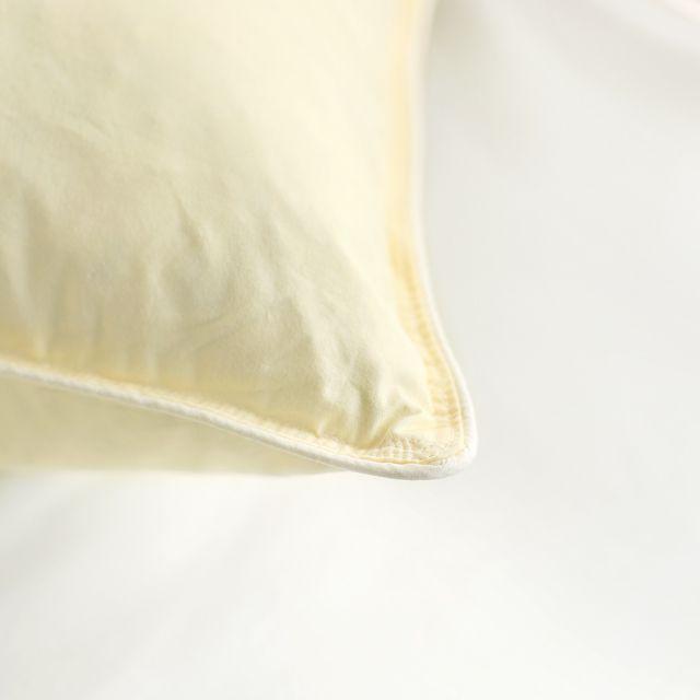 フェザーピロー 43×63cm 枕 ピロー フェザー 100％ 綿 あったか 寝具