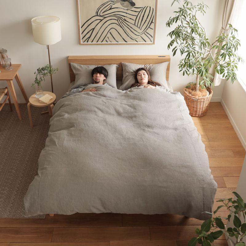 fog linen work 掛け布団カバー　ダブル　ホワイト 掛け布団カバー fog linen work ダブル ナチュラル ホワイト