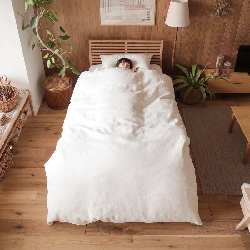 掛け布団カバー fog linen work ダブル ナチュラル ホワイト リネン