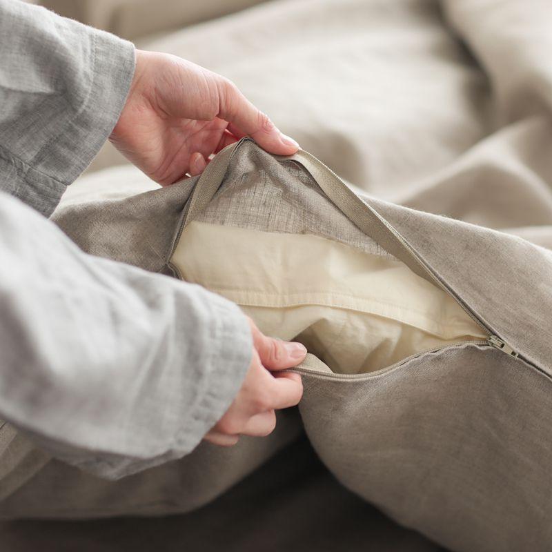 掛け布団カバー fog linen work ダブル ナチュラル ホワイト リネン