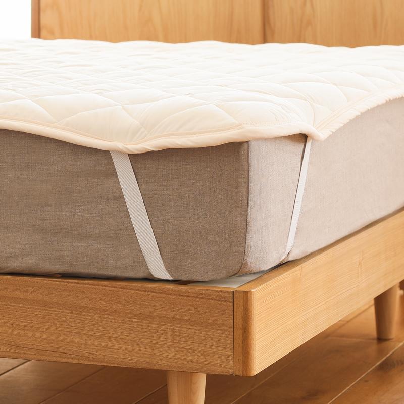 洗える ベッドパッド FIRA 敷きパッド パッドシーツ シングル 100×200