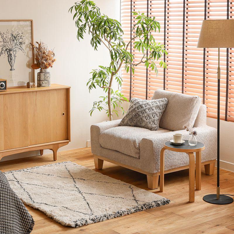 ソファー 1人掛けソファ folk／NA ナチュラル 北欧 おしゃれ フェザー