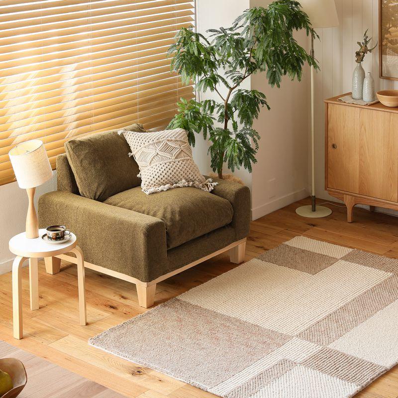 ソファー 1人掛けソファ folk／NA ナチュラル 北欧 おしゃれ フェザー