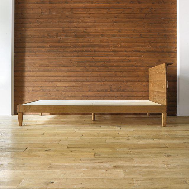 ベッド folk／BR セミダブルサイズ フレームのみ 寝具 木製