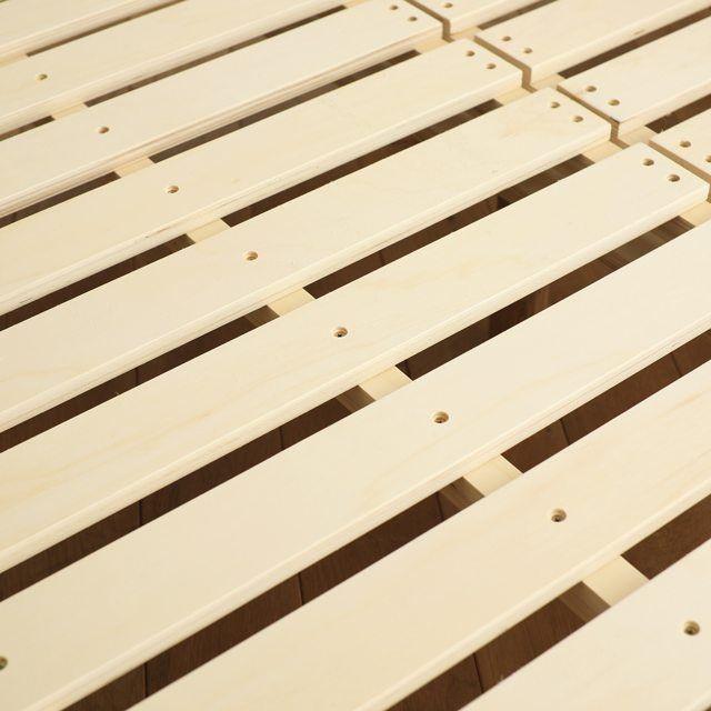 木製ベッド folk／NA セミダブル ナノテックプレミアム ポケットコイル