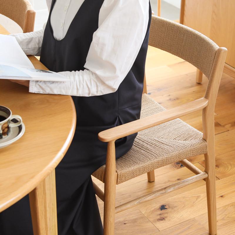 ダイニングチェア folk Arm w/codeback チェア 椅子 アームチェア