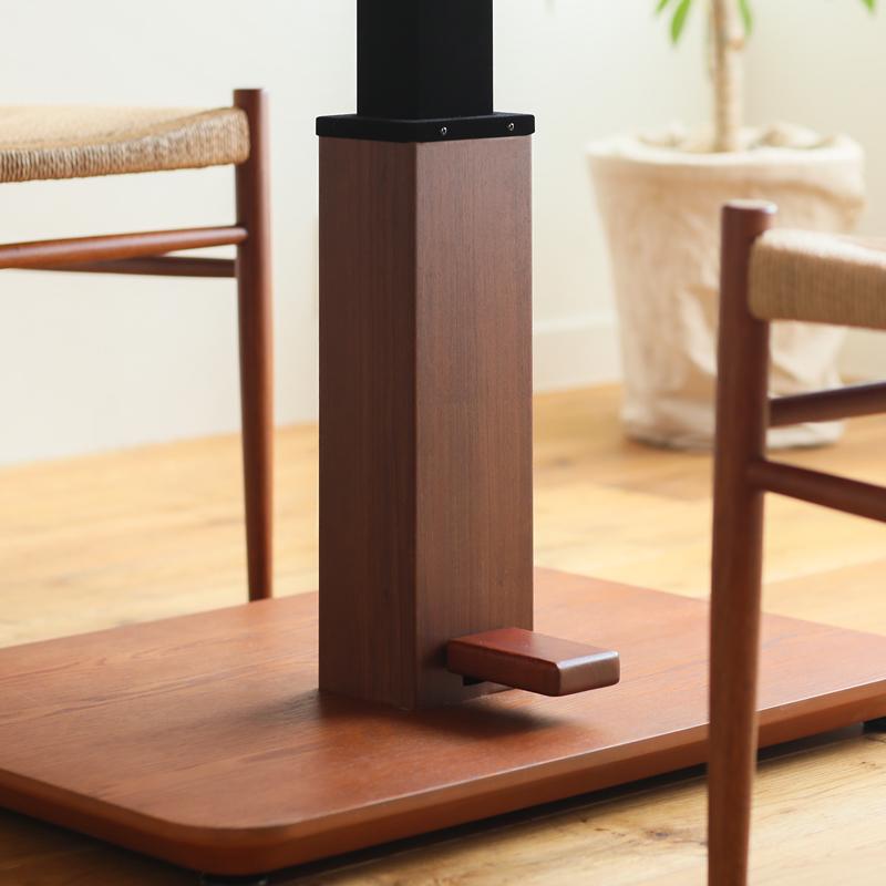 ダイニングテーブル 昇降式 ダイニングこたつ こたつ Force2 幅130