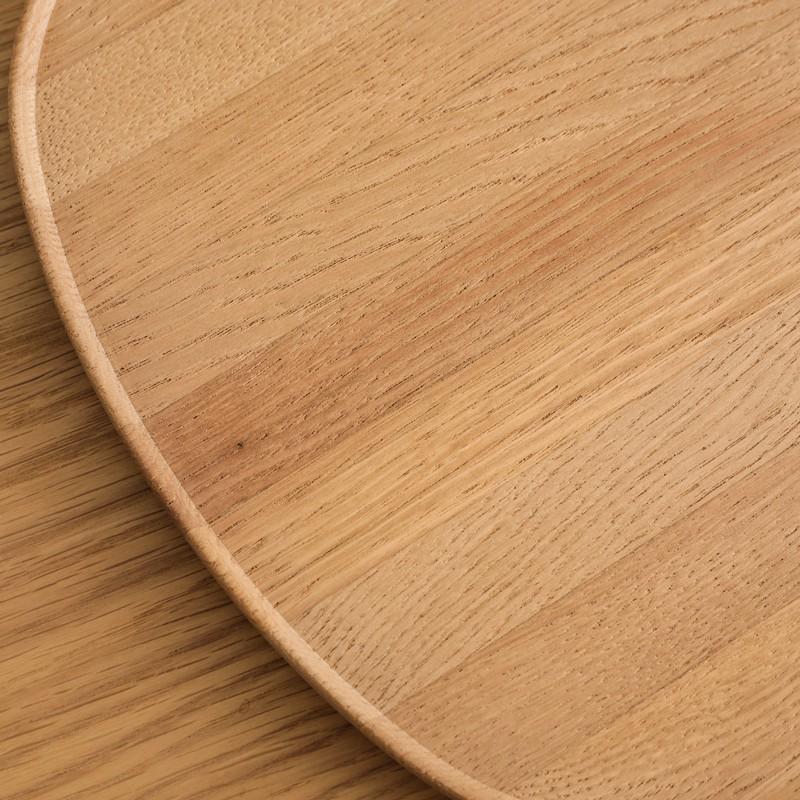 お盆 トレー KITO ふくら盆 ソロ 天然木 栗 ナチュラル 食器