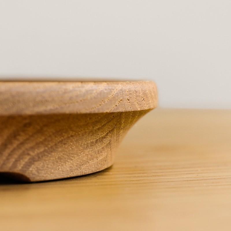 お盆 トレー KITO ふくら盆 ソロ 天然木 栗 ナチュラル 食器