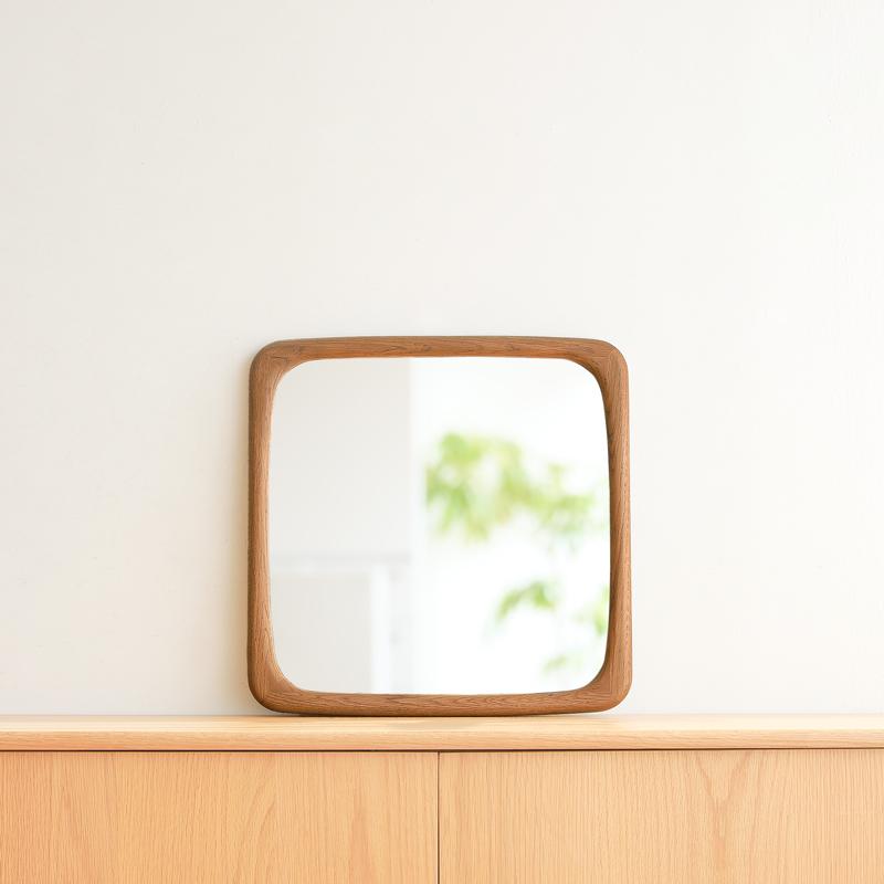 ミラー H/A エイチエー 鏡 壁掛け ウォールミラー Lサイズ 角型