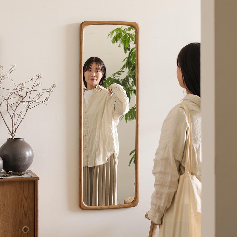 ミラー H/A エイチエー 鏡 壁掛け ウォールミラー Lサイズ 角型