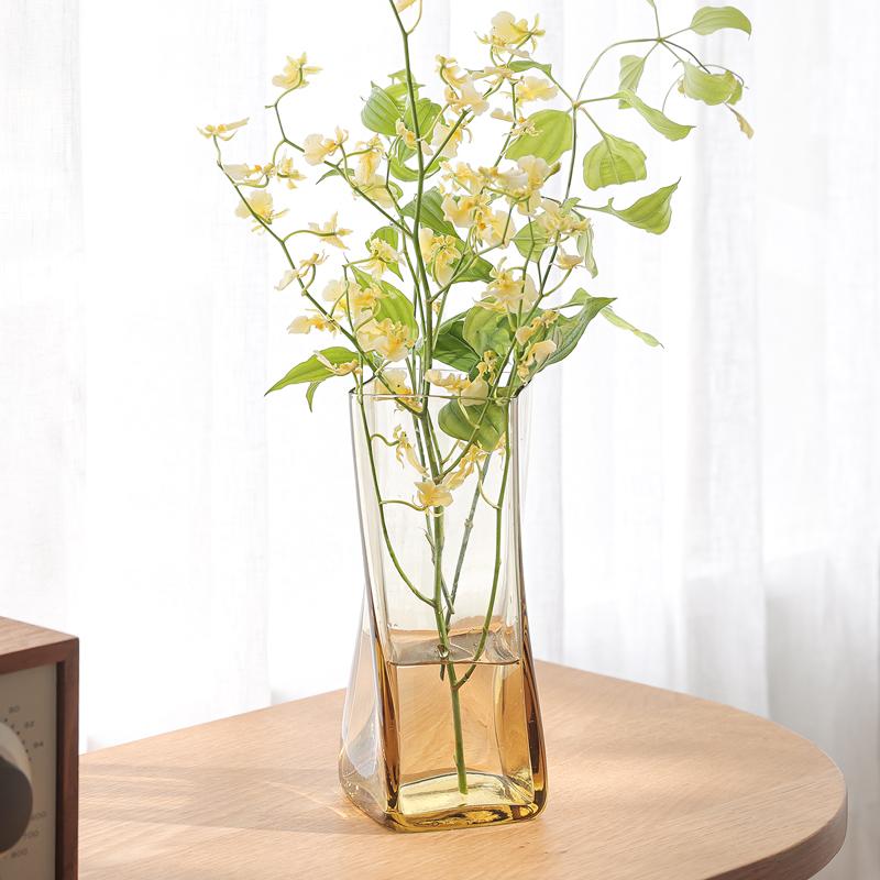 フラワーベース Sghr HELEN ヘレン ガラス Sサイズ クリア タン