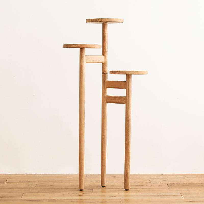 フラワースタンド HOKOS フラワーラック 鉢置き ディスプレイ台 飾り棚