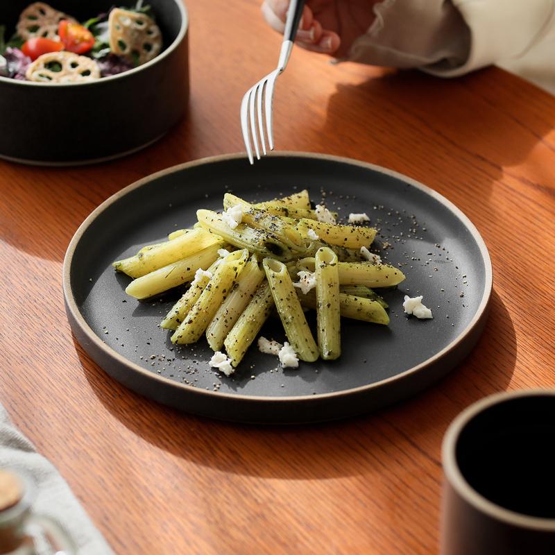 プレート HASAMI PORCELAIN お皿 14.5cmタイプ ブラック グロスグレー 