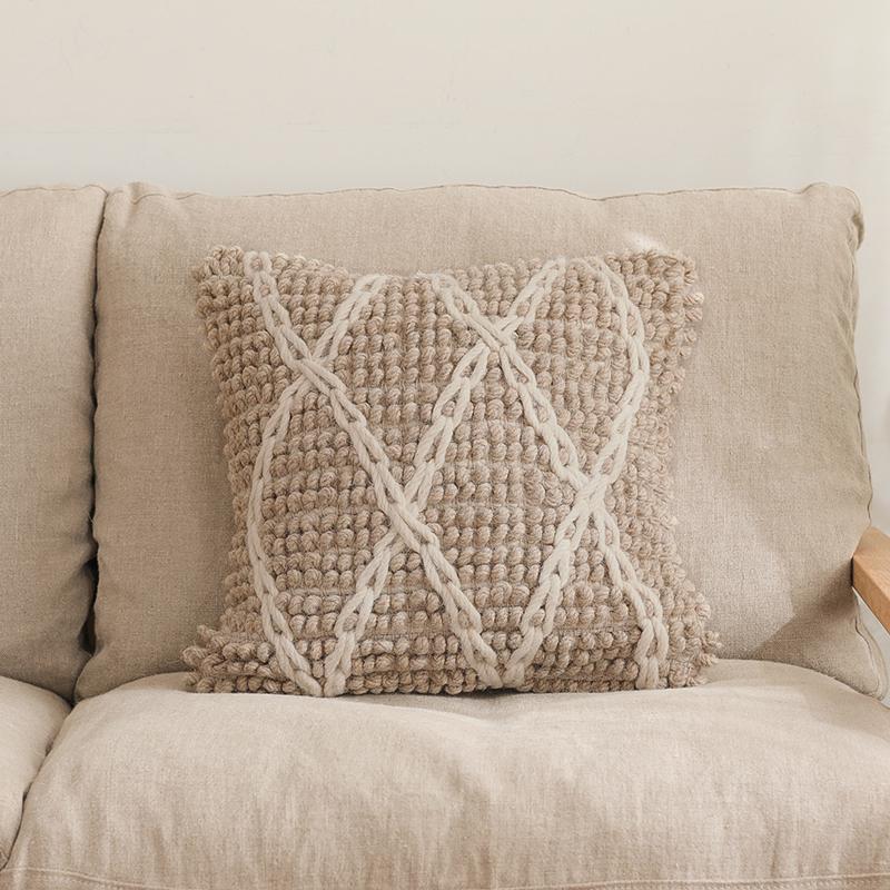 インド手織り クッション 45×45 クッションカバー CAFFER カファー