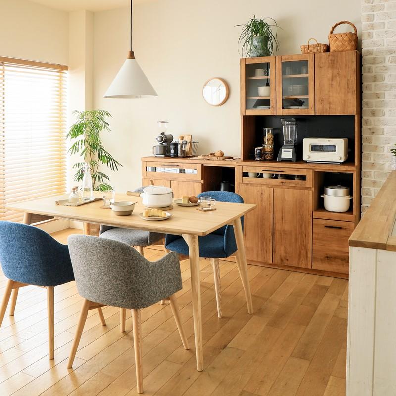 食器棚 キッチンボード kayla 105 完成品 ヴィンテージ 西海岸