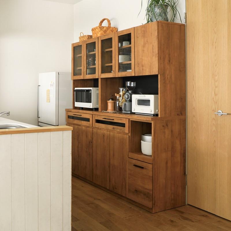 食器棚 キッチンボード kayla 105 完成品 ヴィンテージ 西海岸