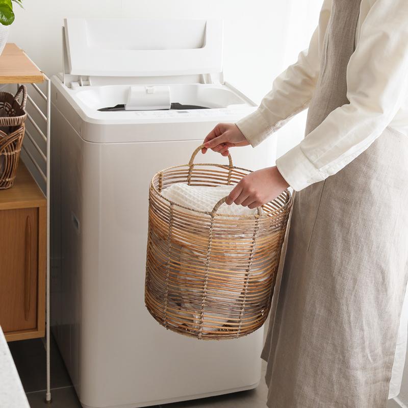 バスケット Towc LAUTTA ラウンド Sサイズ 直径15cm 楕円 収納