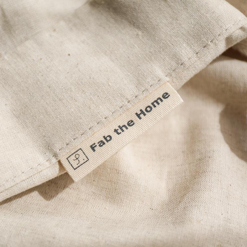 寝具カバーセット リネンミックス one wash シングル 3点セット リネン コットン 麻 綿 FAB THE HOME ナチュラル ホワイト おしゃれ あすつく_7