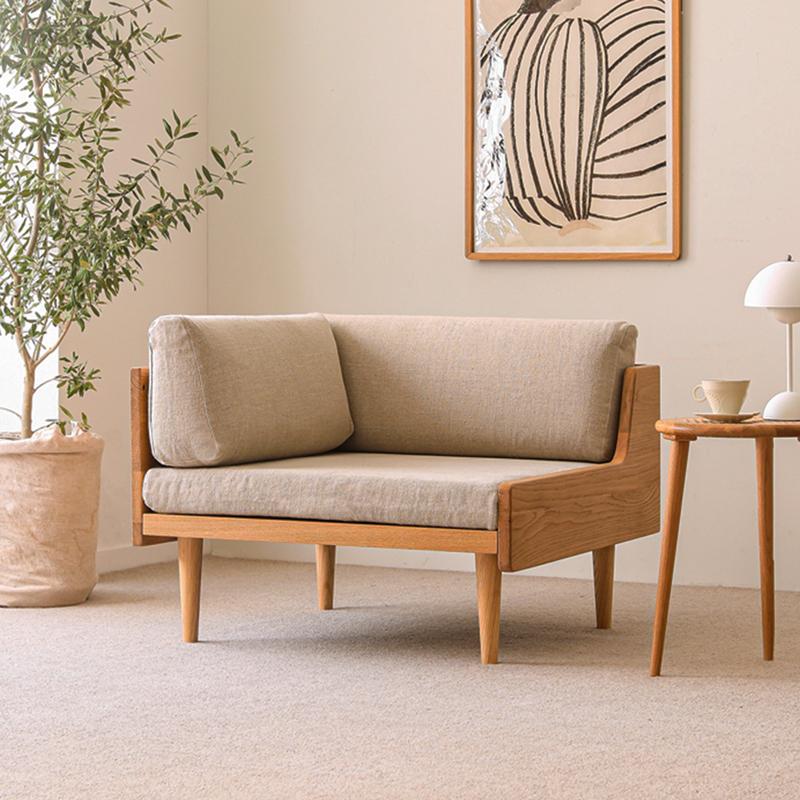 ソファー 1人掛け ソファ Lys リス 1P 一人掛け ナチュラルフレーム