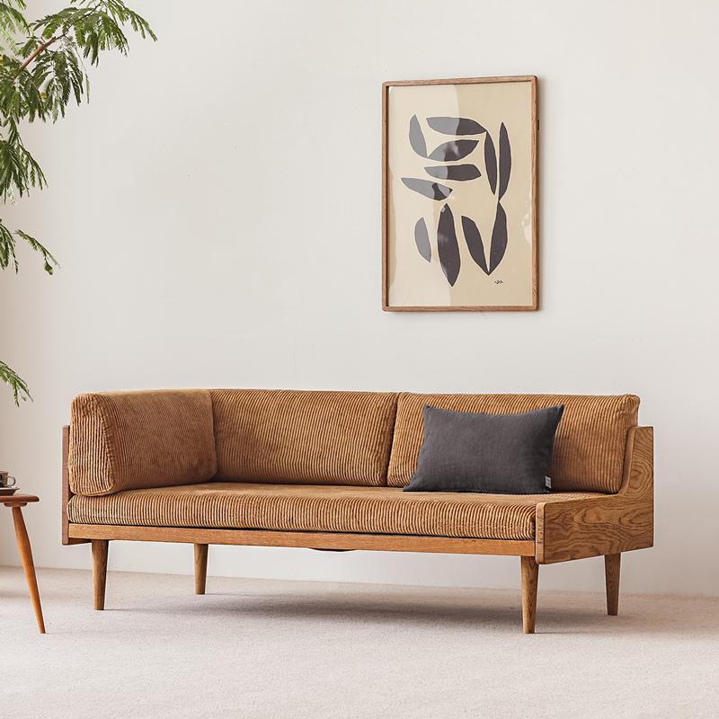 Re:CENO ベージュ ファブリックソファ 2人掛け 2人掛けソファー folk／NA ｜家具・インテリア通販 Re:CENO(リセノ)