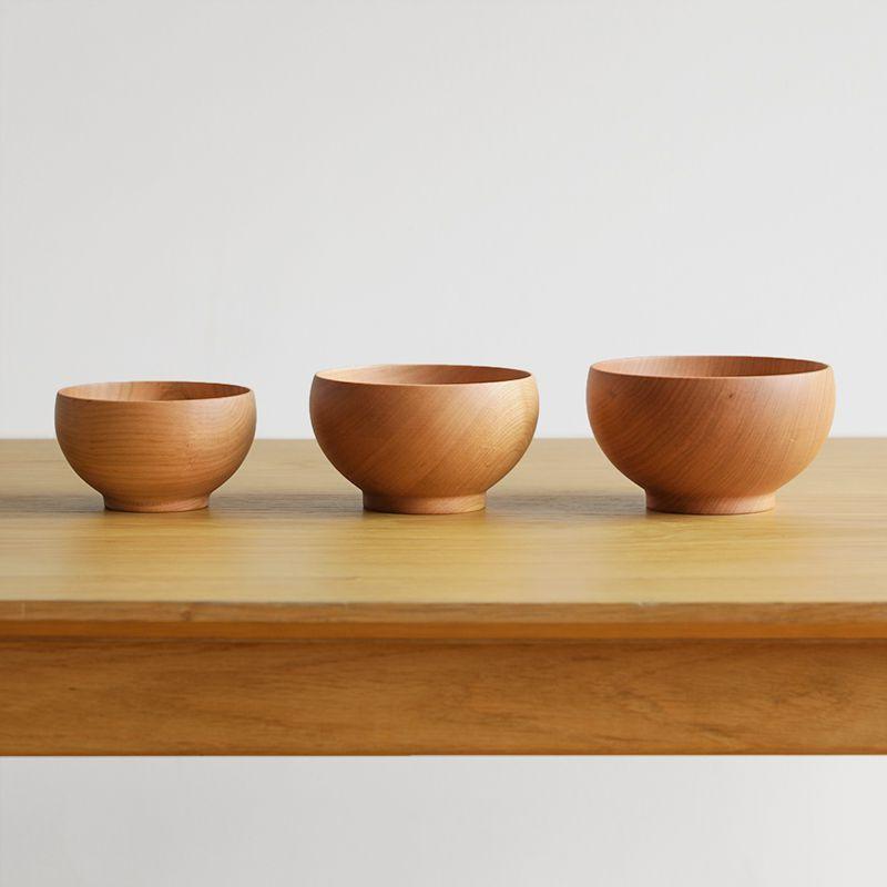 お椀 ボウル めいぼく椀 大 Lサイズ 天然木 日本製 さくら ぶな けやき