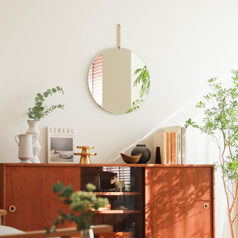 MOEBE 真鍮　ムーべ　ウォールミラー　50センチ　ブラス　デンマーク MOEBE ウォールミラー 直径 50cm ブラス 鏡 壁掛け ムーベ 北欧