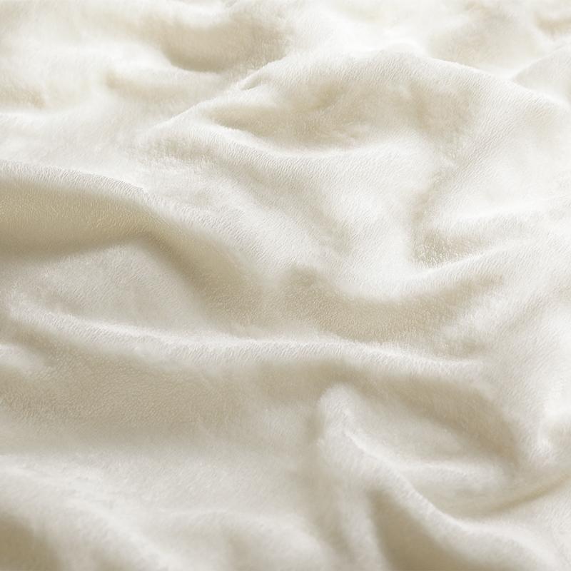 洗える 4層プレミアムマイクロファイバー毛布 mofua シングルサイズ