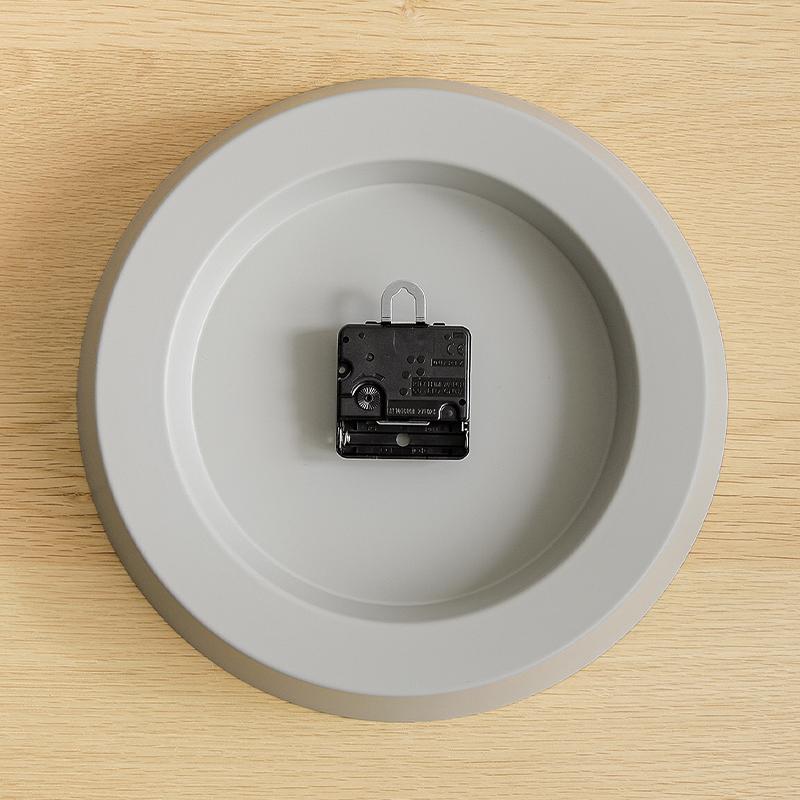 掛け時計 MOHEIM HORN グレー モヘイム ホーン 28cm 日本製 スチール