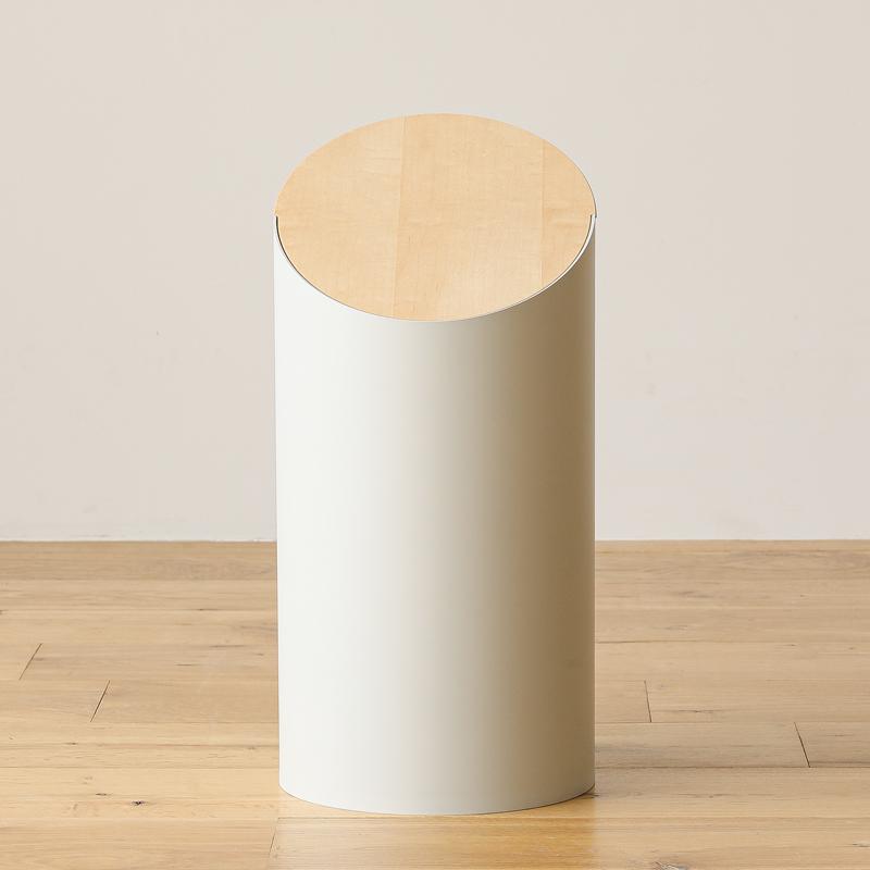 MOHEIM SWING BIN M 8L ダストボックス　ホワイト　ゴミ箱 MOHEIM / モヘイム / SWING BIN / ゴミ箱（Mサイズ 8L） - 北欧