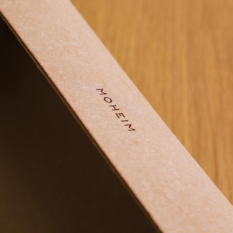 ティッシュカバー MOHEIM モヘイム ベージュ ブラック 長方形 四角形