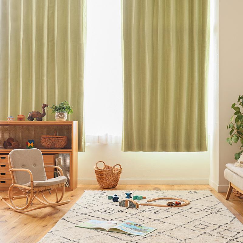 ドレープ カーテン Mousse ムース 幅101〜200cm オーダー 日本製