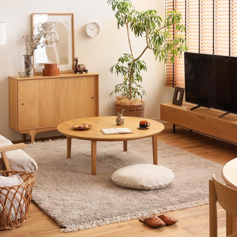 ラウンドシートクッションカバー ナトゥーラ 60×60 カバー単品 丸型