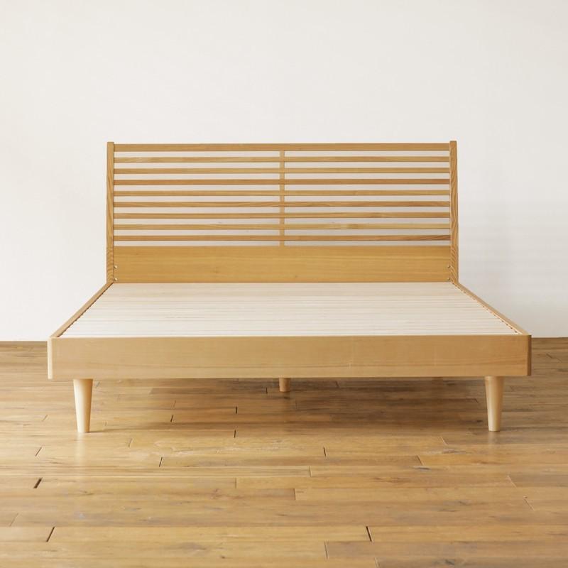 ベッド NOANA／NA スタンダードタイプ ダブル ナノテックプレミアム ポケットコイルマットレス付き 北欧 ナチュラル_13