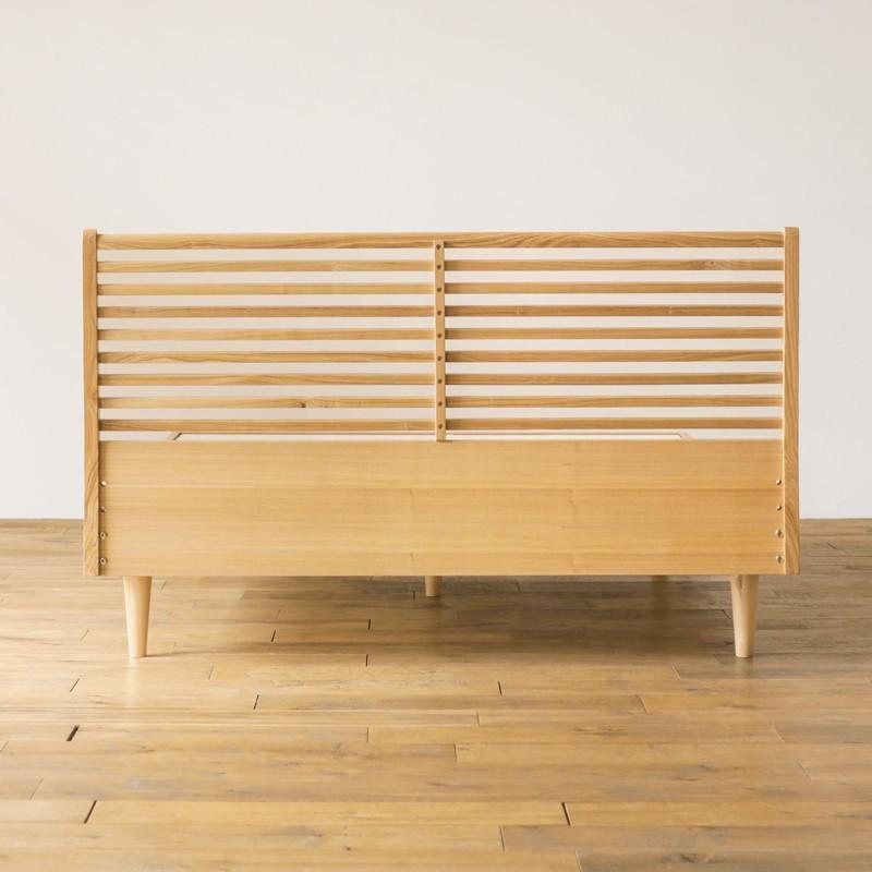 ベッド NOANA／NA スタンダードタイプ ダブル ナノテックプレミアム ポケットコイルマットレス付き 北欧 ナチュラル_15