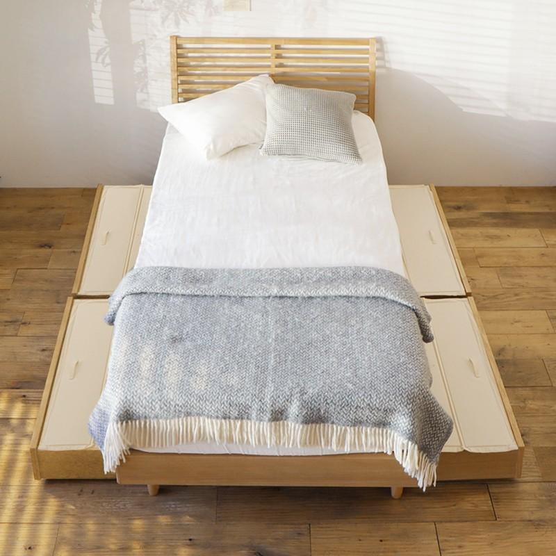 【みかんさん専用】noana 木製セミダブルベッドフレーム みかんさん専用】noana 木製セミダブルベッドフレーム 木製ベッド