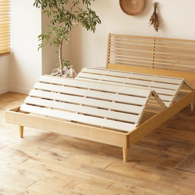 ベッド NOANA／NA スタンダードタイプ セミダブルサイズ フレームのみ