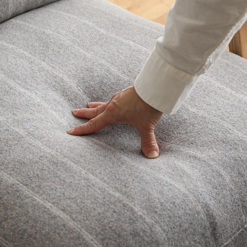 オットマン NOANA ノアナ のあな ブラウンフレーム ソファ 1人