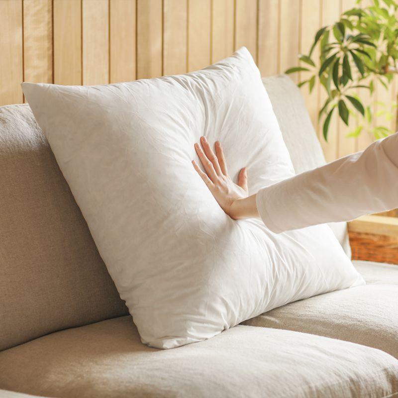 シリコンフィル ヌードクッション 45×45cm クッション単品 フェザー