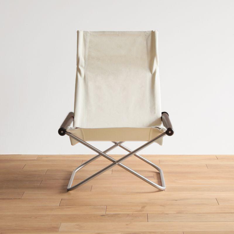 ラウンジチェア セット NychairX ＋オットマン ホワイト キャメル グレー チェア 綿 天然木 日本製 ナチュラル ヴィンテージ あすつく_17