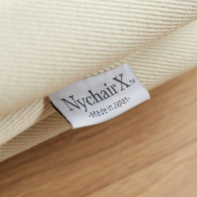 ラウンジチェア セット NychairX ＋オットマン ホワイト キャメル グレー チェア 綿 天然木 日本製 ナチュラル ヴィンテージ あすつく_7