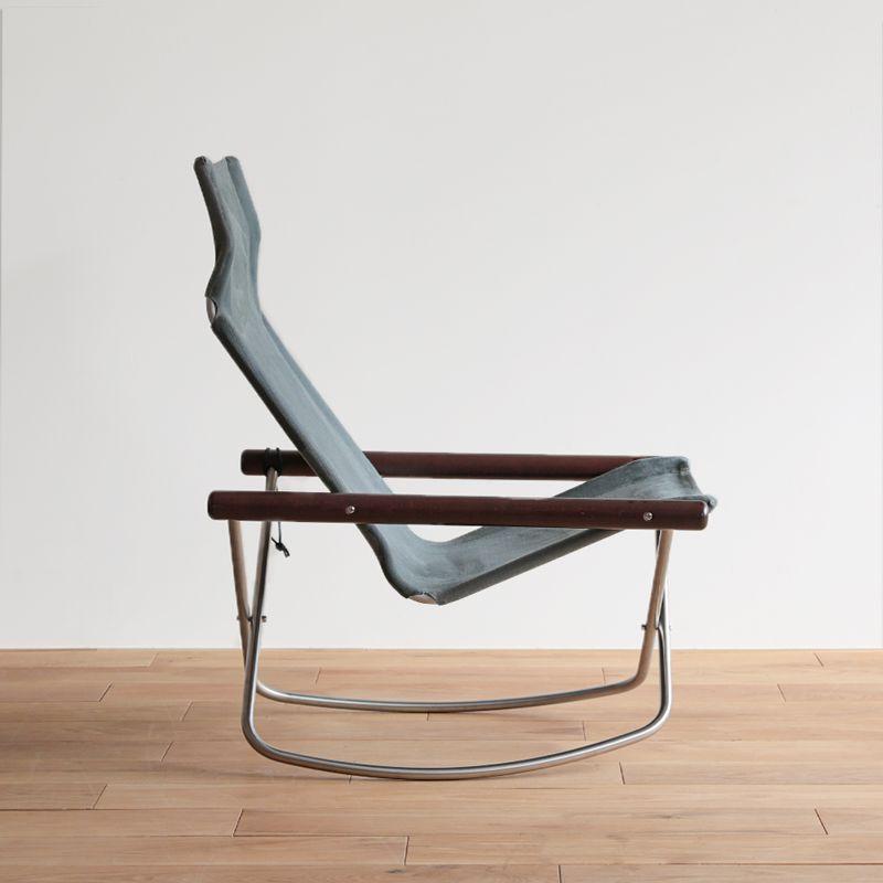ロッキングチェア NychairX ラウンジチェア ホワイト キャメル ロッキングチェア NychairX ラウンジチェア ホワイト キャメル