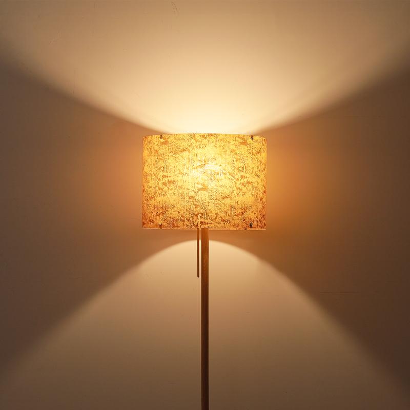 木製フロアライト（電球なし）　送料込み フロアライト 照明 スタンドライト Oak&Oilparch スマートLED電球