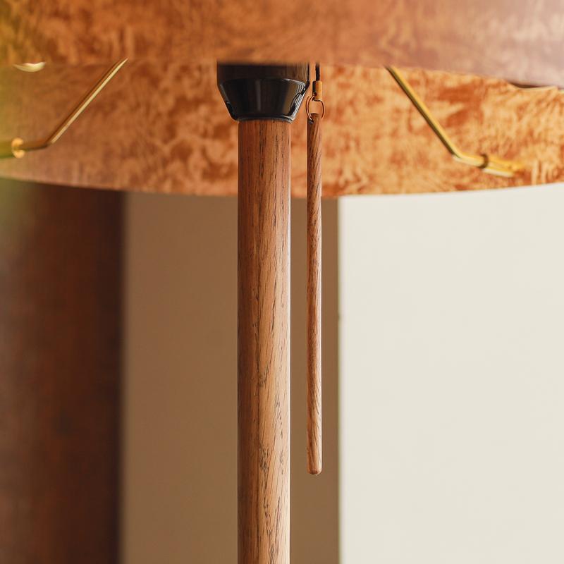 フロアライト 照明 スタンドライト Oak&Oilparch LED電球 ナツメ球付属