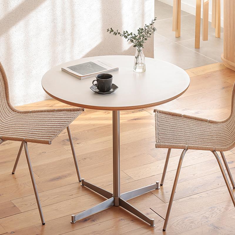 丸いダイニングテーブル　75cm ラウンドテーブル コンパクトなカフェ風テーブル【幅75】ラウンドテーブル タリア