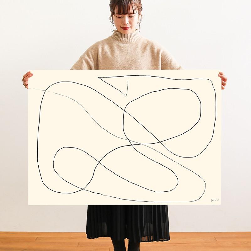 アートポスター Figure 02 70×100 B1サイズ BYCDESIGN STUDIO アート