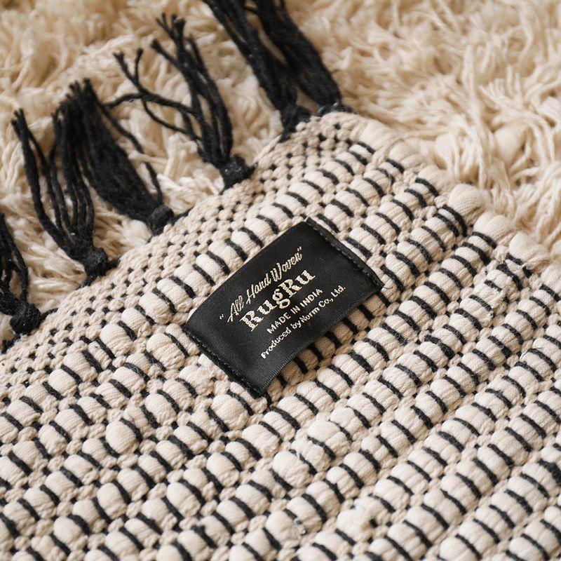 ラグマット POP CORN STRIPE RUG 140×200 綿 コットン 長方形 ホット